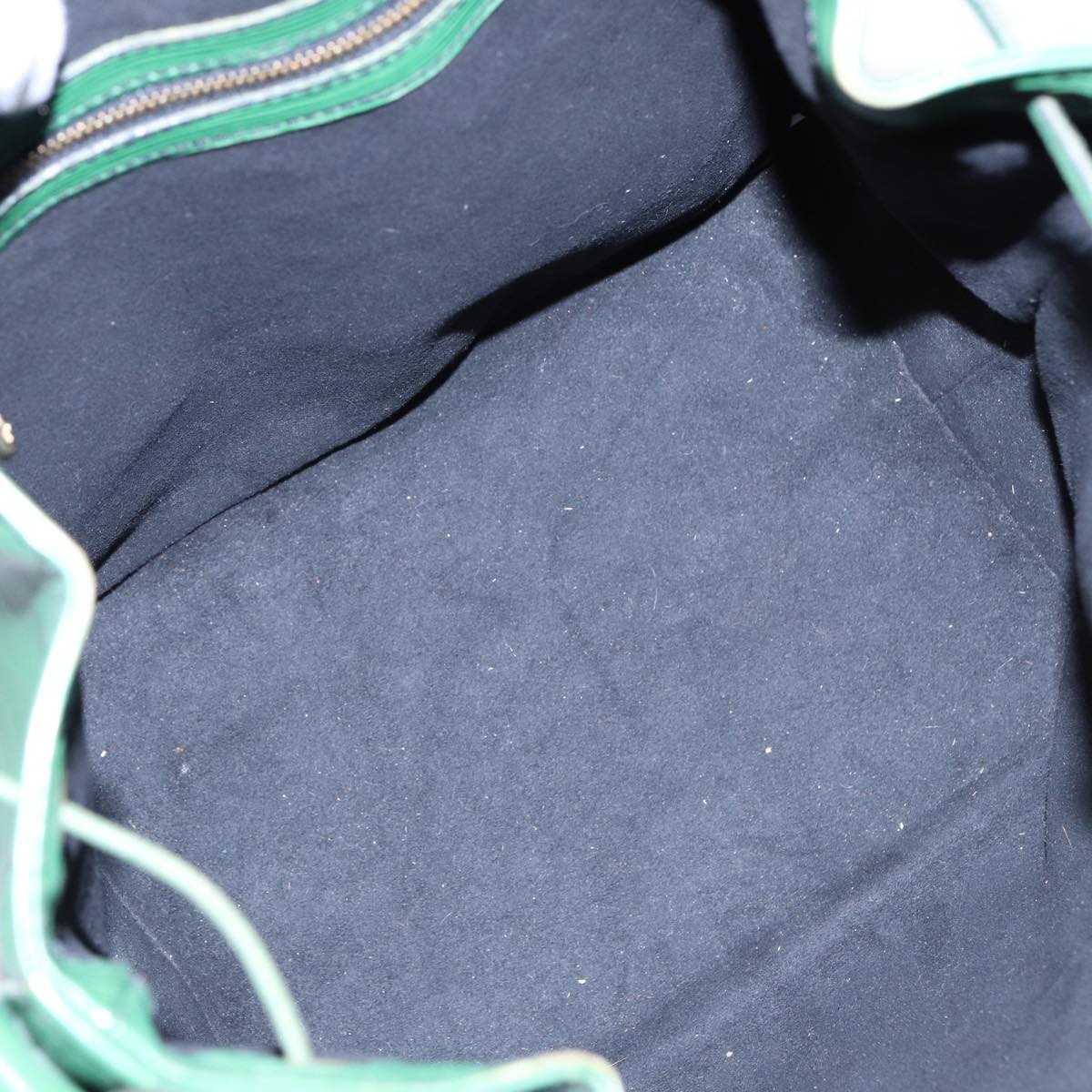 Louis Vuitton Noé Green Leather Shoulder Bag