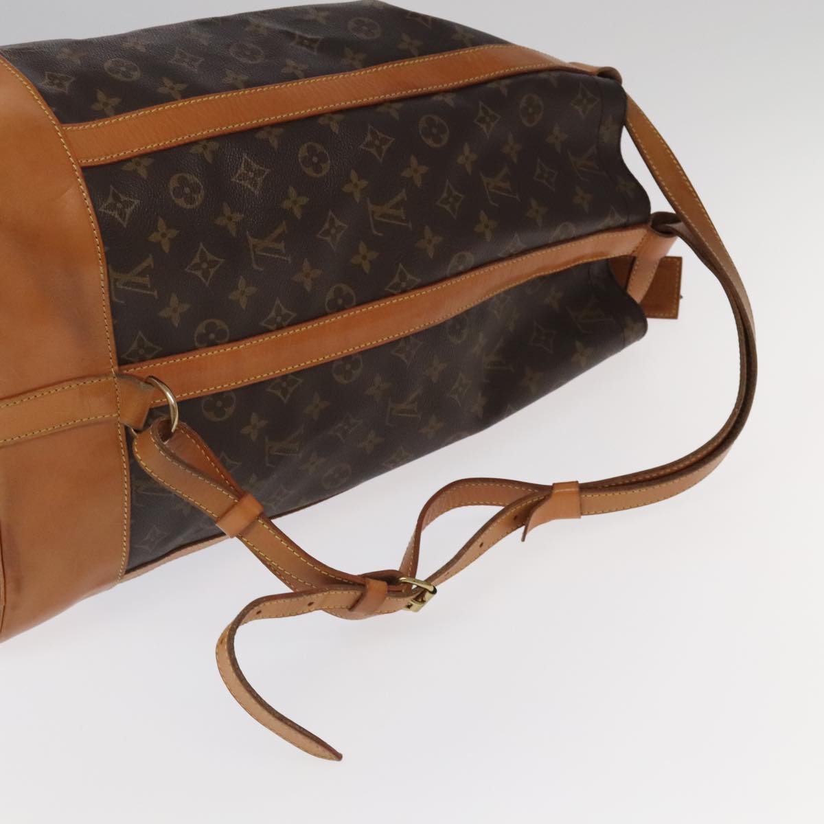 Louis Vuitton Randonnée Brown Canvas Backpack Bag