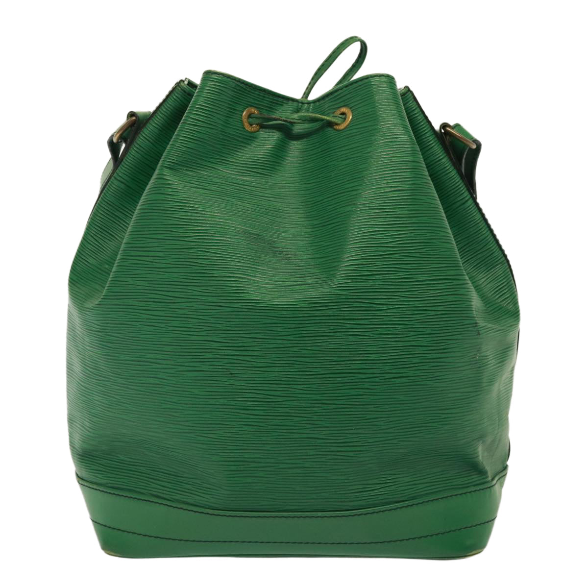 Louis Vuitton Noé Green Leather Shoulder Bag
