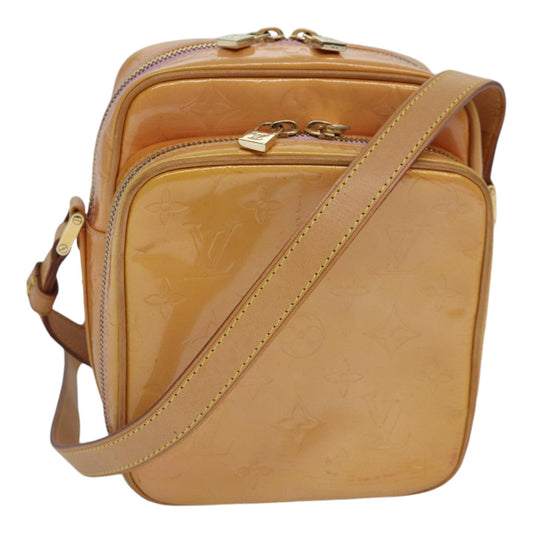 Louis Vuitton Wooster Beige Patent Leather Shoulder Bag