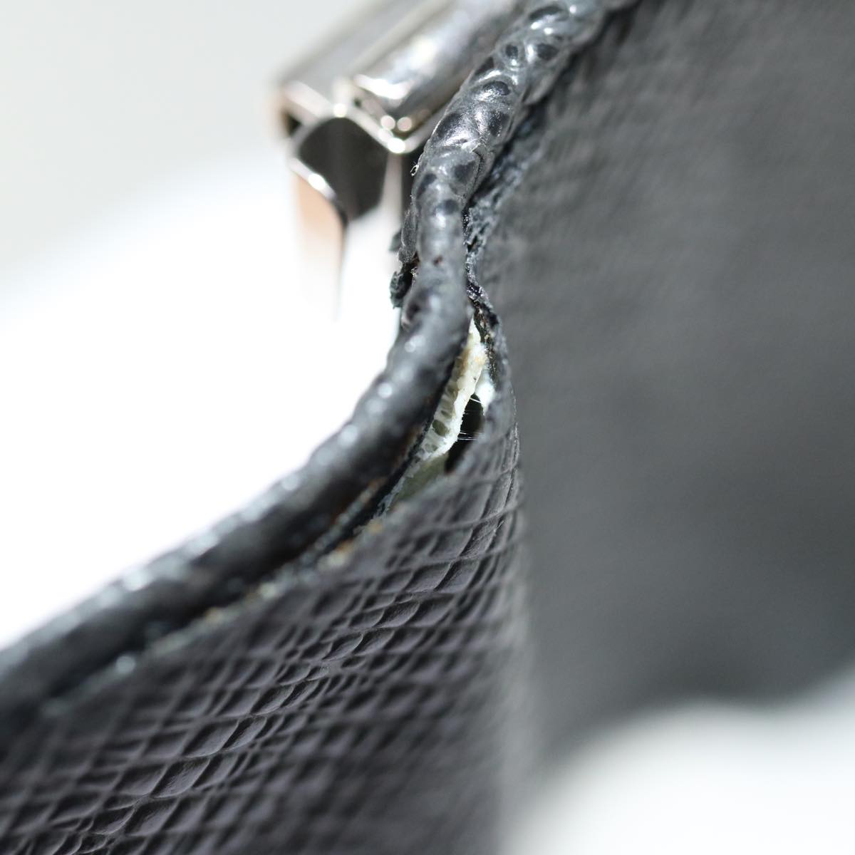 Louis Vuitton 6 Key Holder Black Leather Wallet