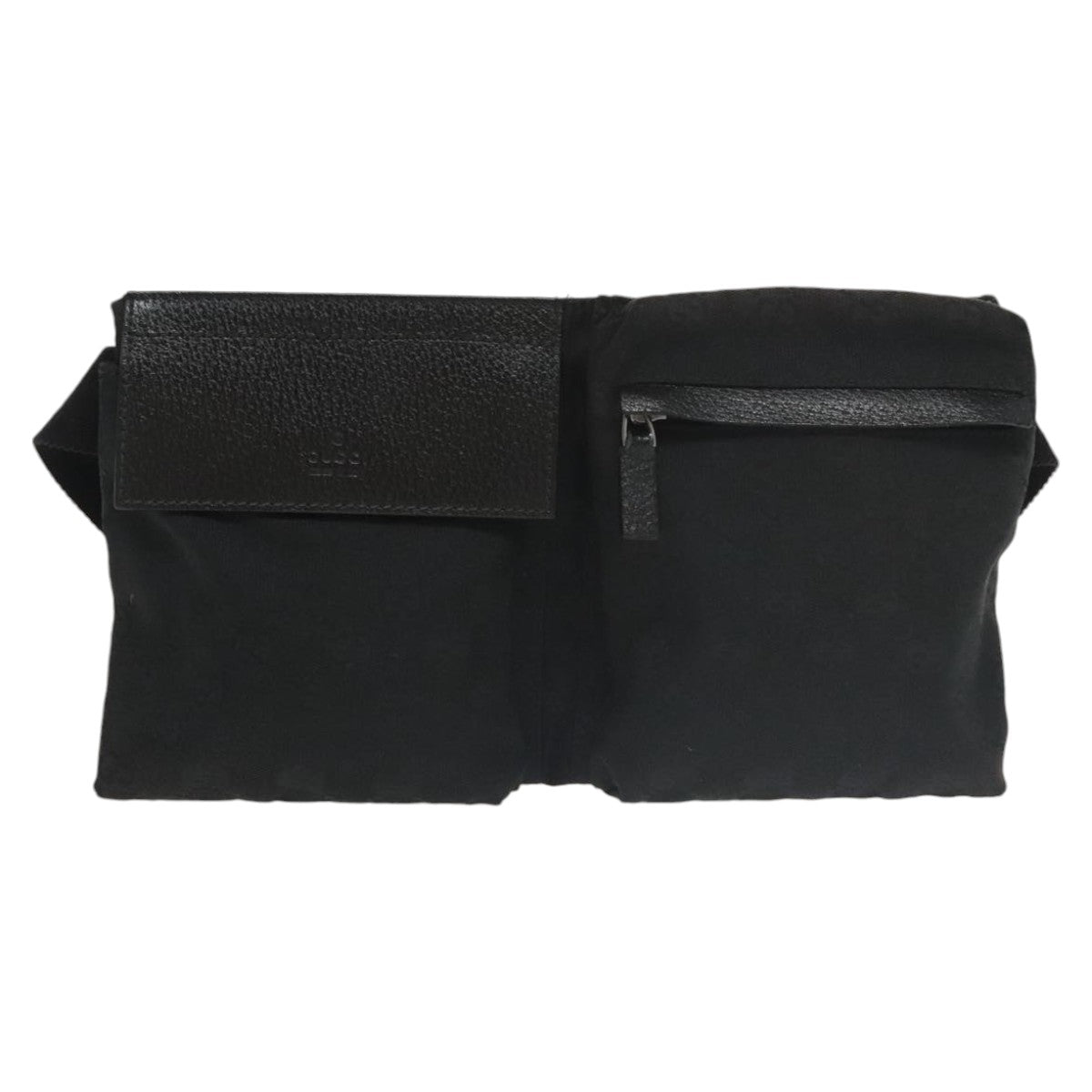 Gucci Black Canvas Shoulder Bag ()