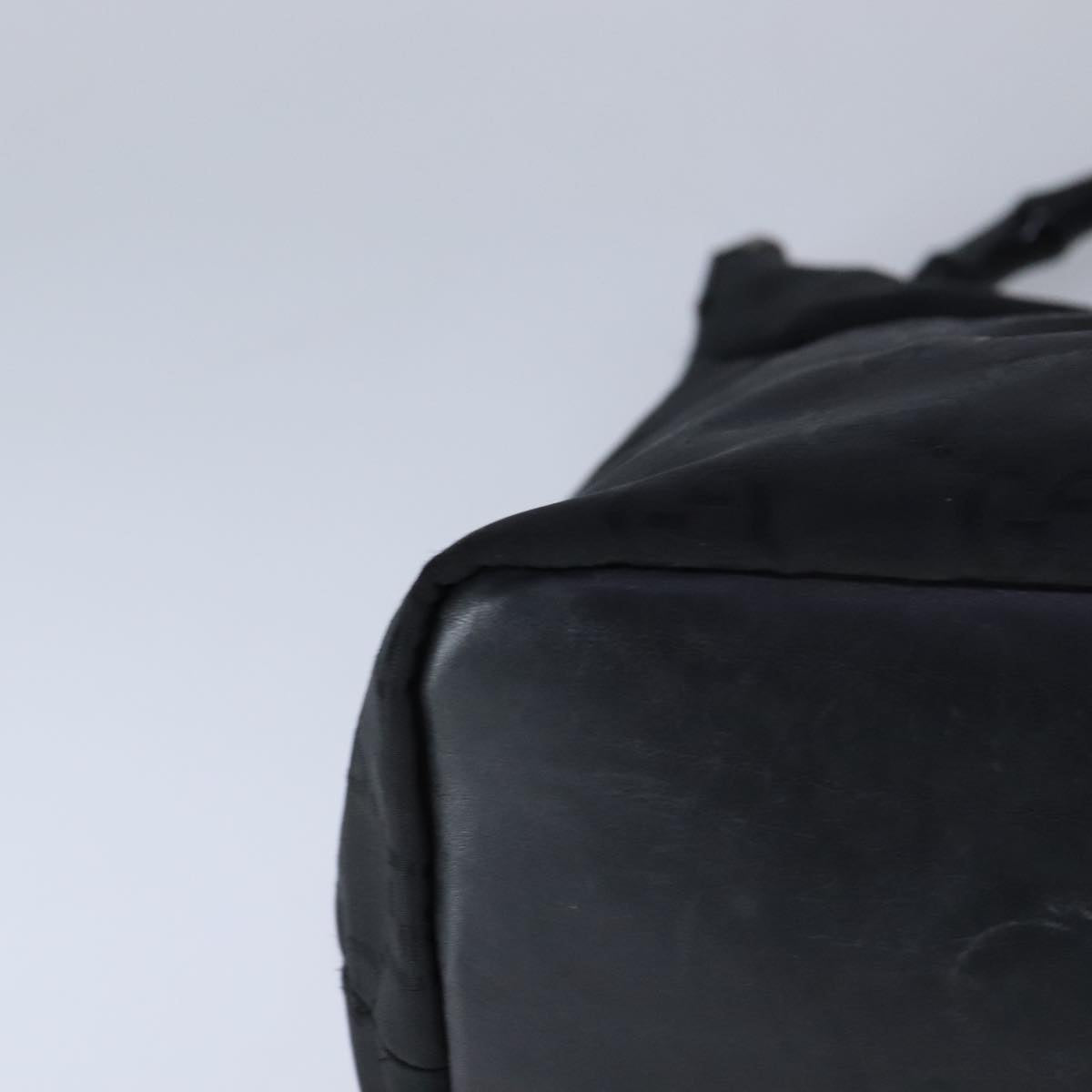 Gucci Bamboo Black Canvas Shoulder Bag