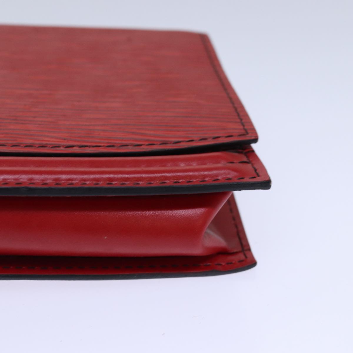 Louis Vuitton Tilsitt Red Leather Clutch Bag