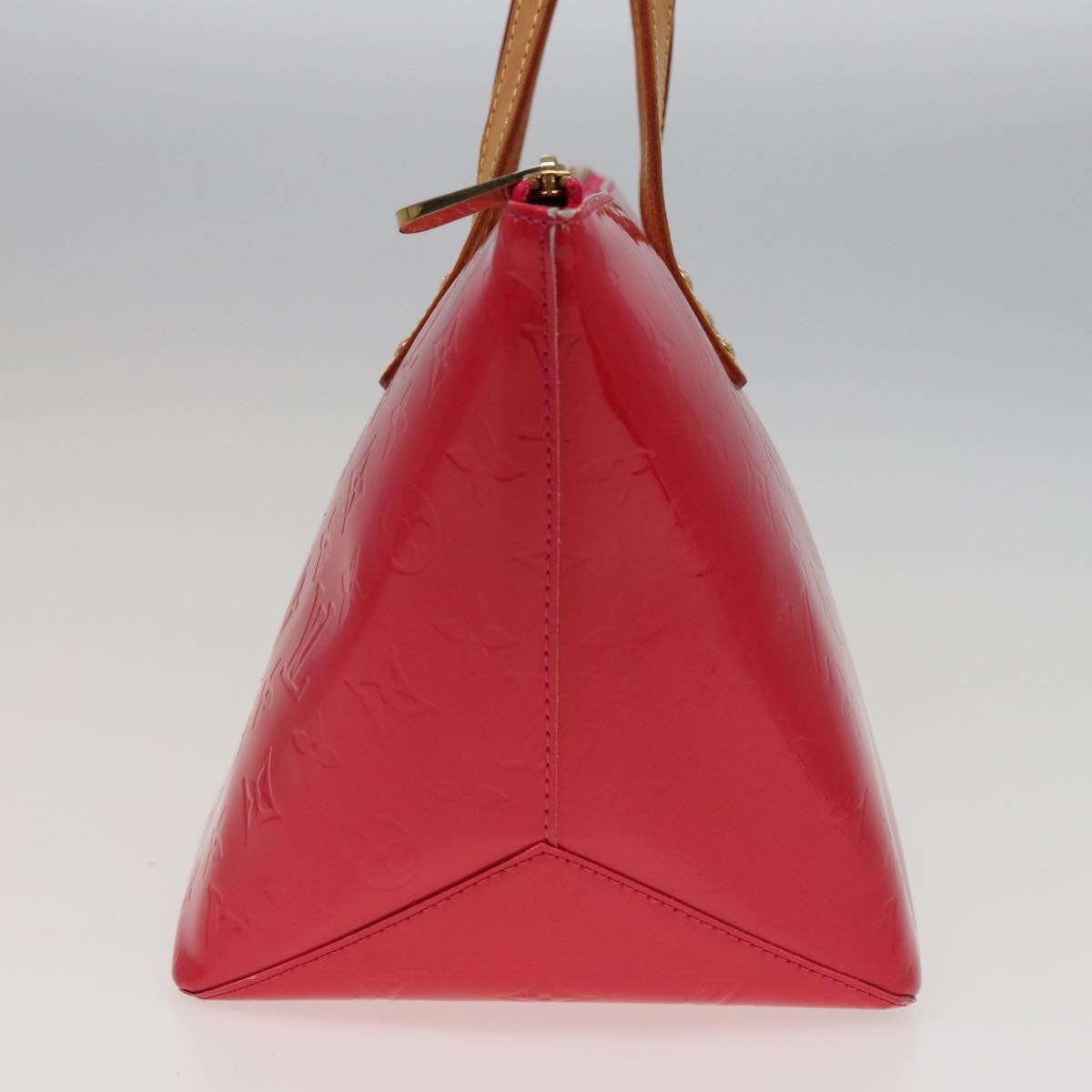 Louis Vuitton Bellevue Pink Patent Leather Handbag