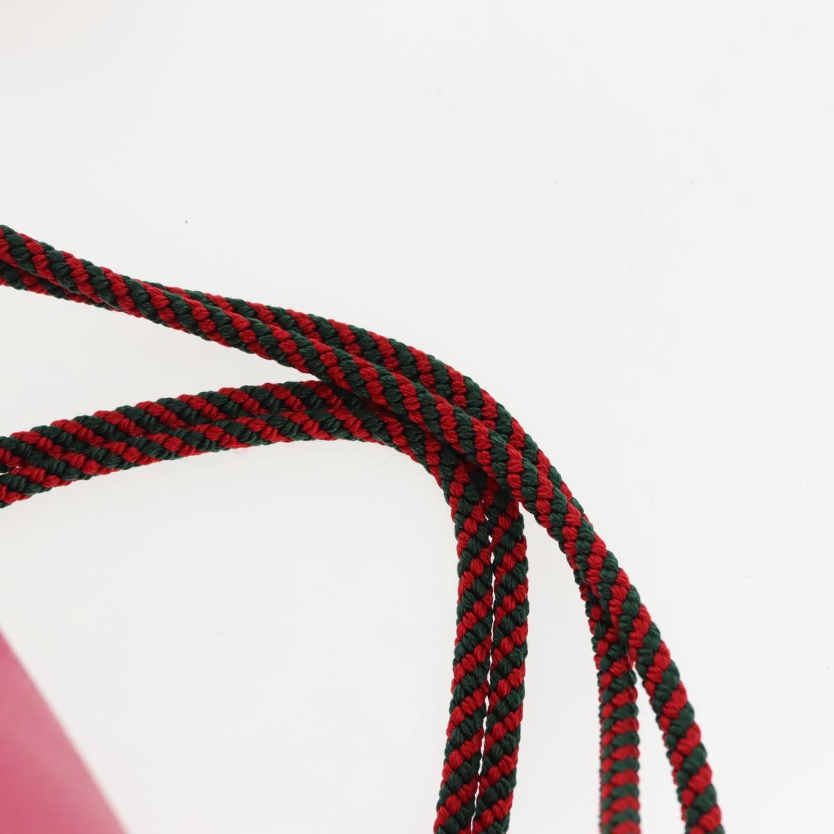 Gucci Drawstring Pink Leather Backpack Bag