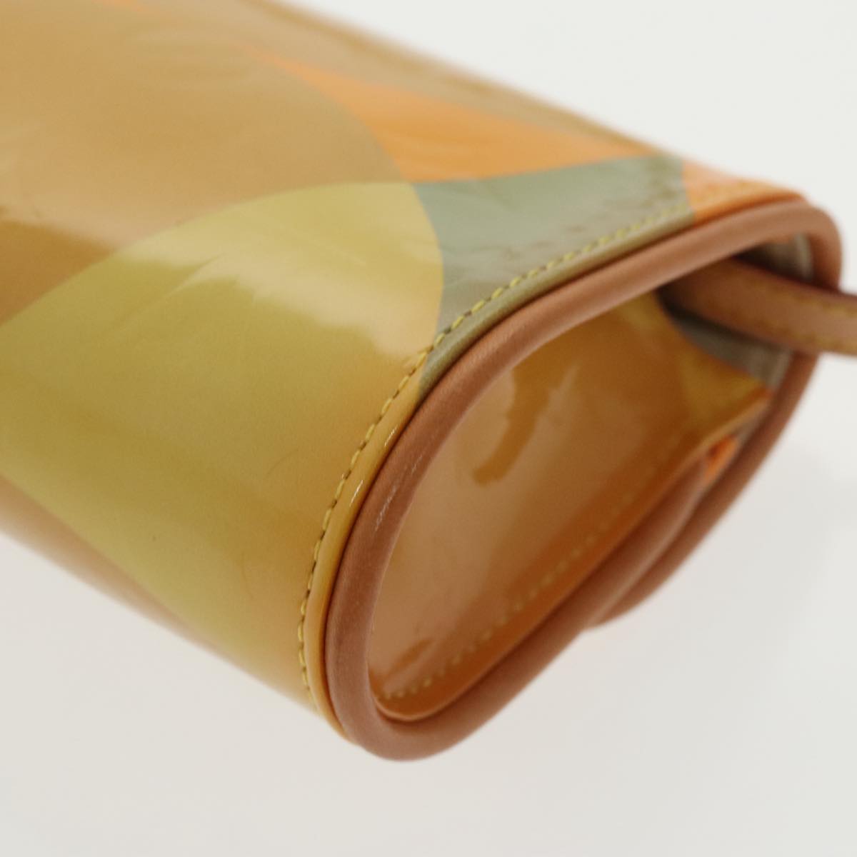 Louis Vuitton Fleur Yellow Patent Leather Shoulder Bag