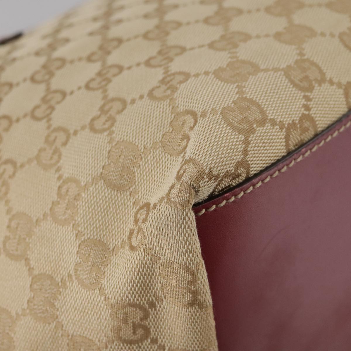 Gucci Gg Canvas Beige Canvas Tote Bag