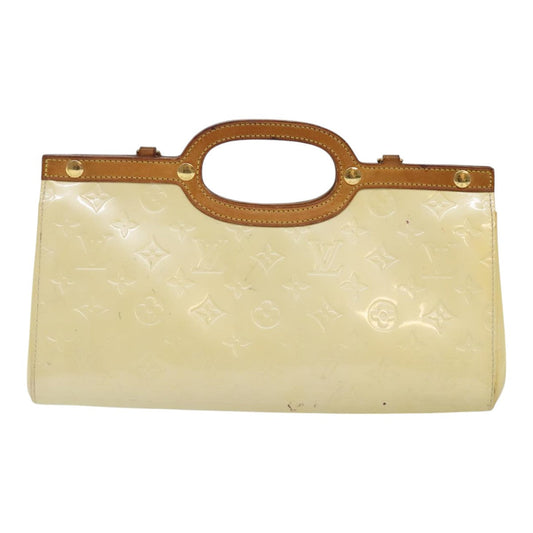 Louis Vuitton Roxbury Beige Patent Leather Handbag