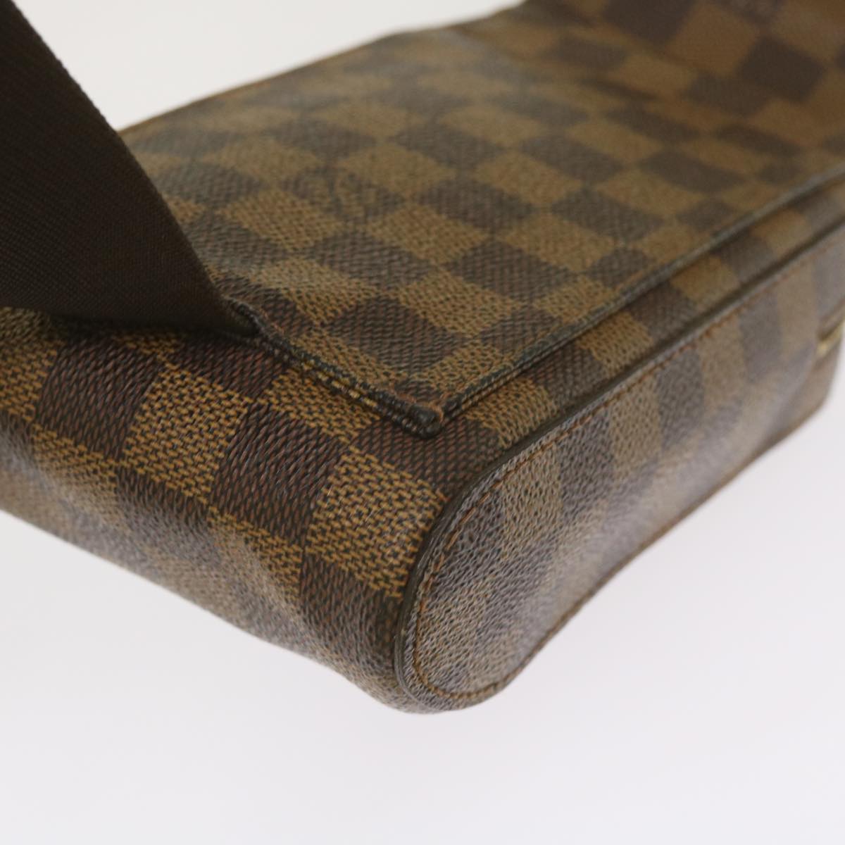 Louis Vuitton Geronimos Brown Canvas Shoulder Bag