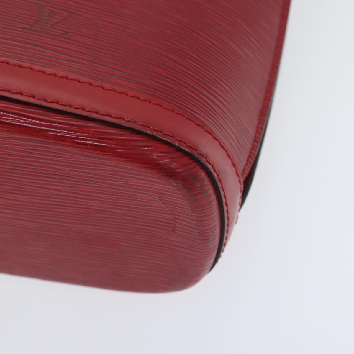 Louis Vuitton Lussac Red Leather Shoulder Bag