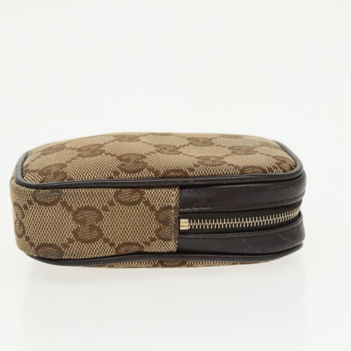 Gucci Gg Canvas Beige Canvas Clutch Bag