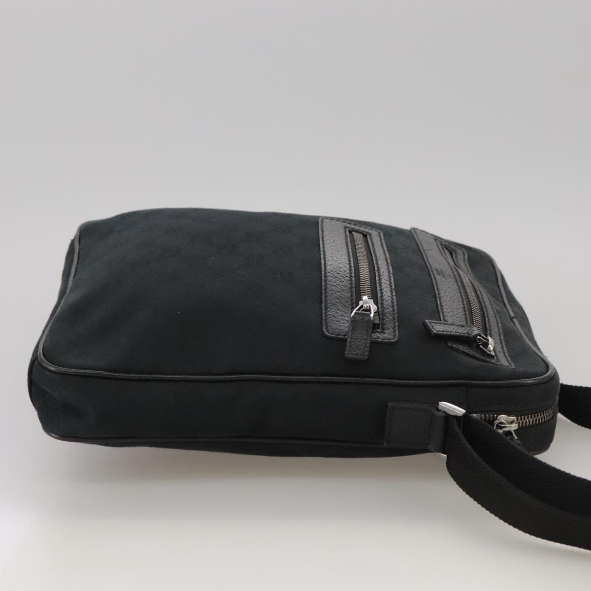 Gucci Black Canvas Shoulder Bag