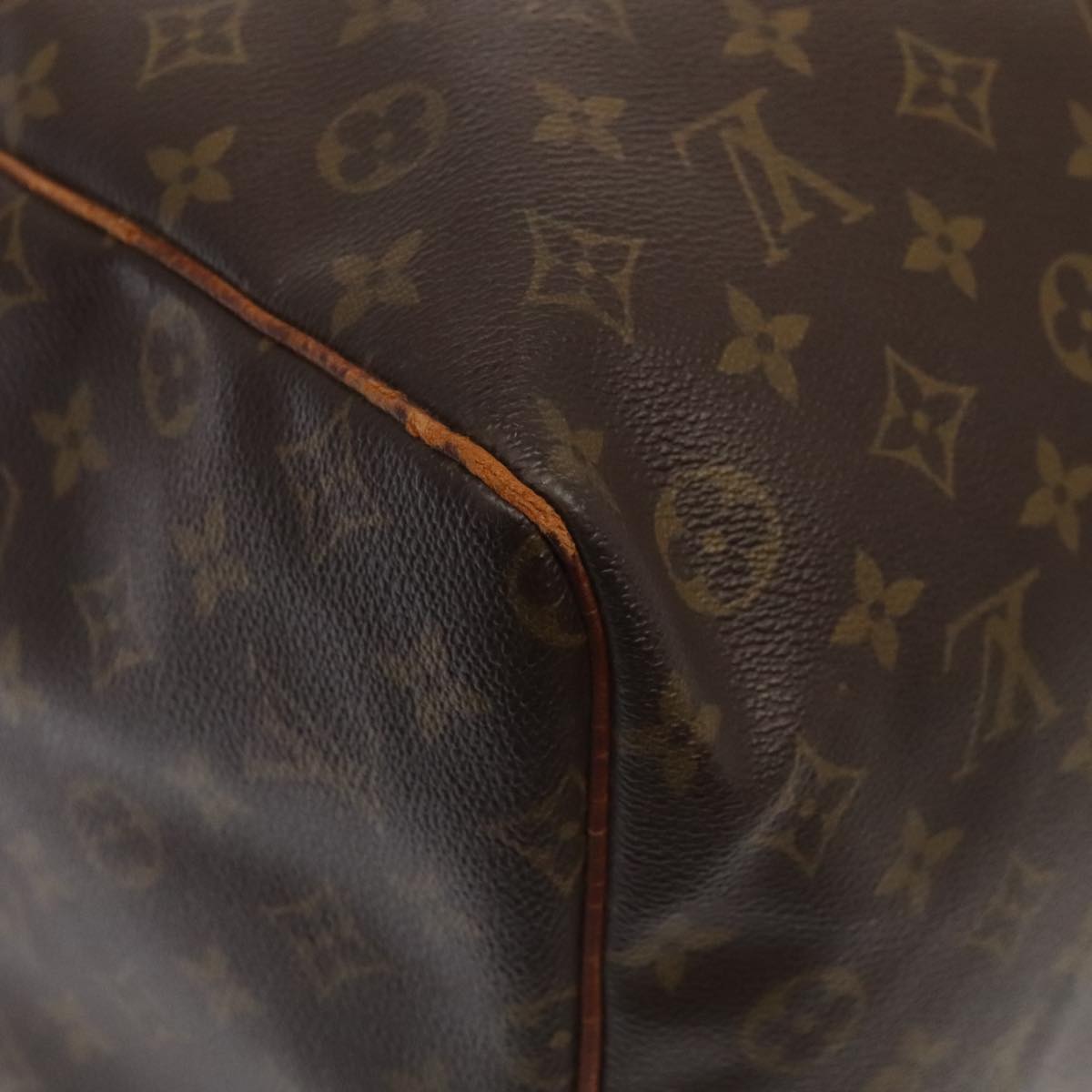 Louis Vuitton Keepall 60 Brown Canvas Travel Bag