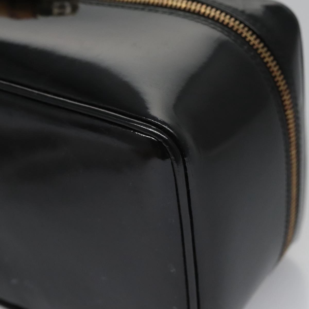 Gucci Black Patent Leather Handbag
