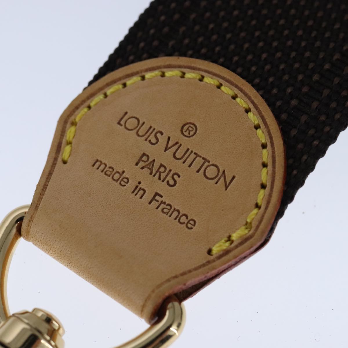 Louis Vuitton Shoulder Strap Brown Canvas Bag Jewelry