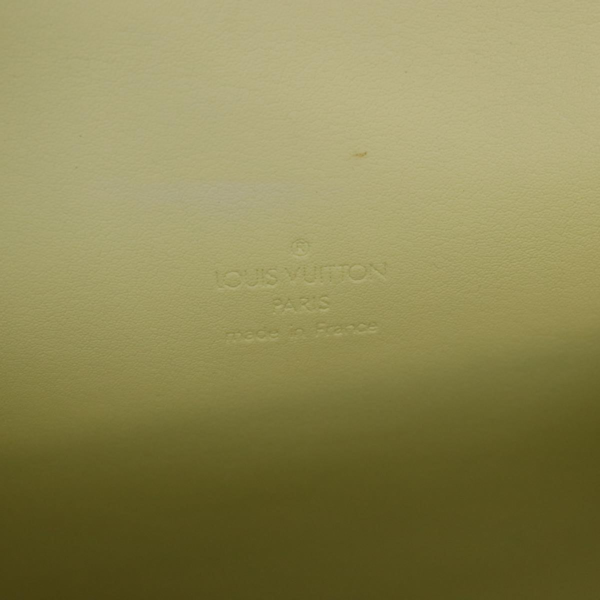 Louis Vuitton Spring Street Yellow Patent Leather Handbag