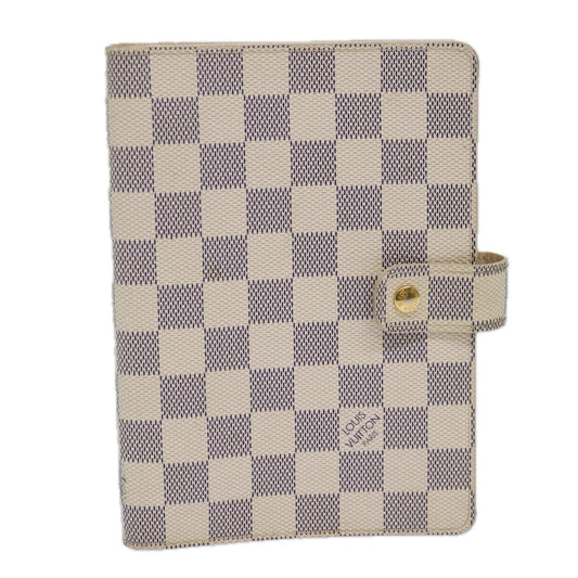 Louis Vuitton Agenda Cover Beige Canvas Wallet