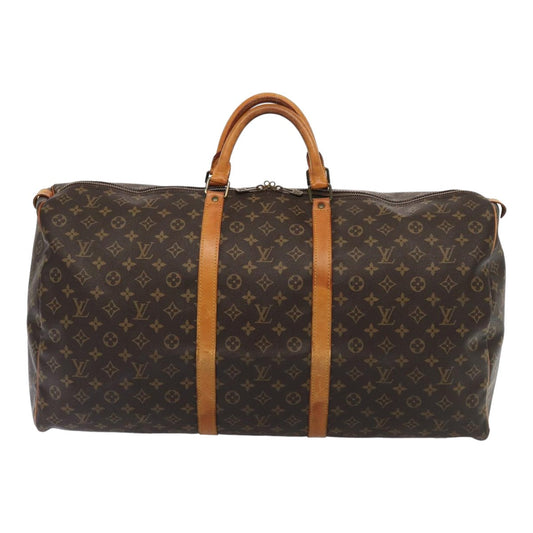 Louis Vuitton Keepall 60 Brown Canvas Travel Bag