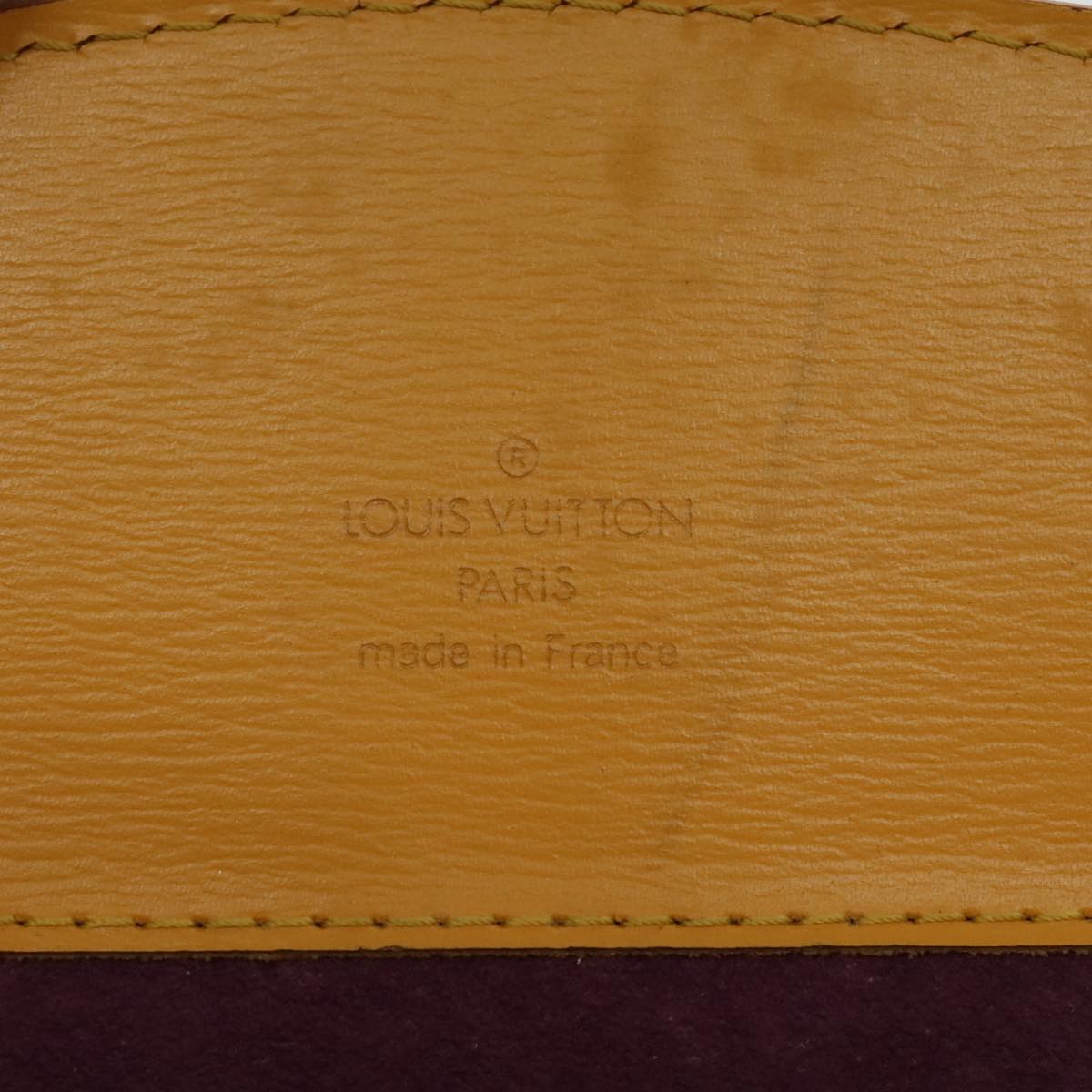 Louis Vuitton Cluny Yellow Leather Shoulder Bag
