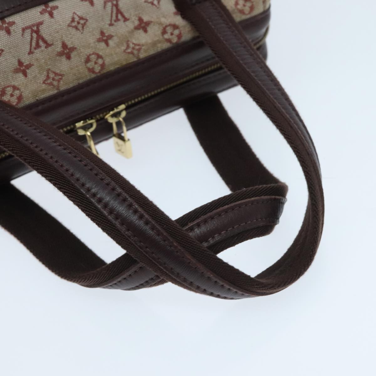 Louis Vuitton Josephine Red Canvas Handbag