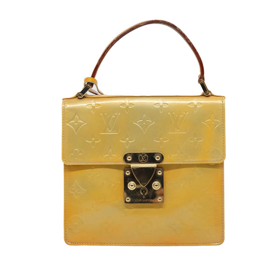 Louis Vuitton Spring Street Camel Patent Leather Handbag