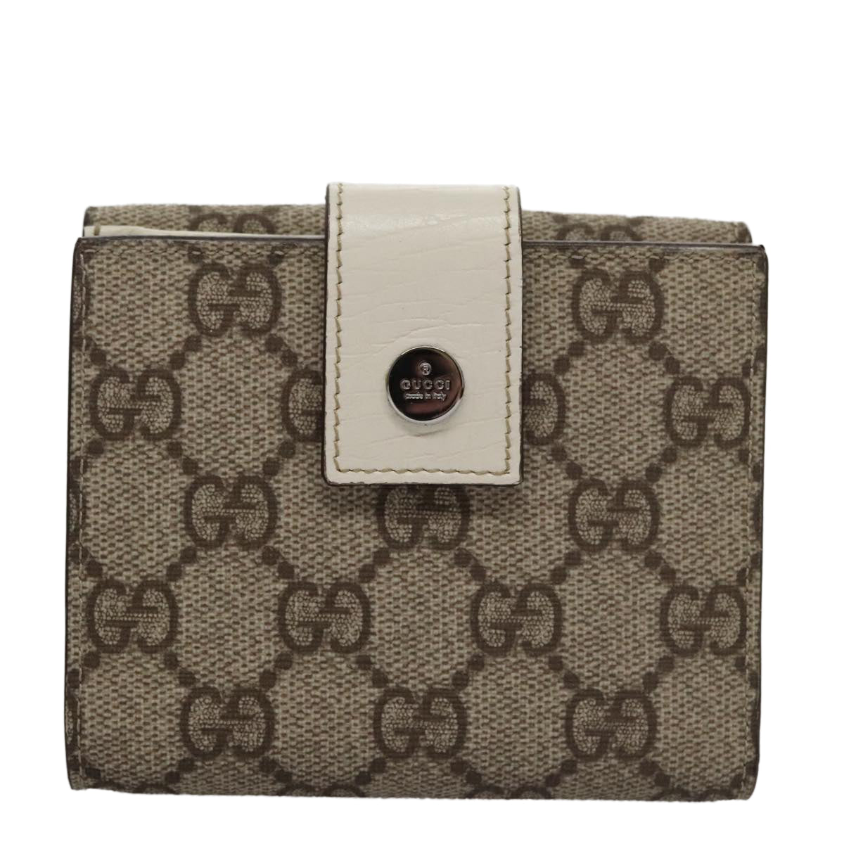 Gucci Beige Canvas Wallet  ()