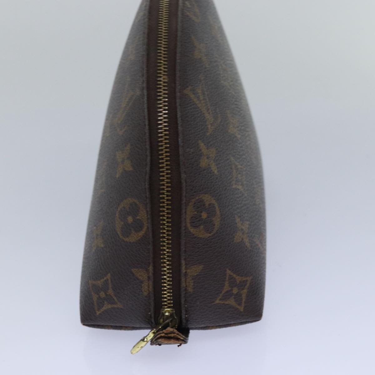 Louis Vuitton Demi Ronde Brown Canvas Clutch Bag