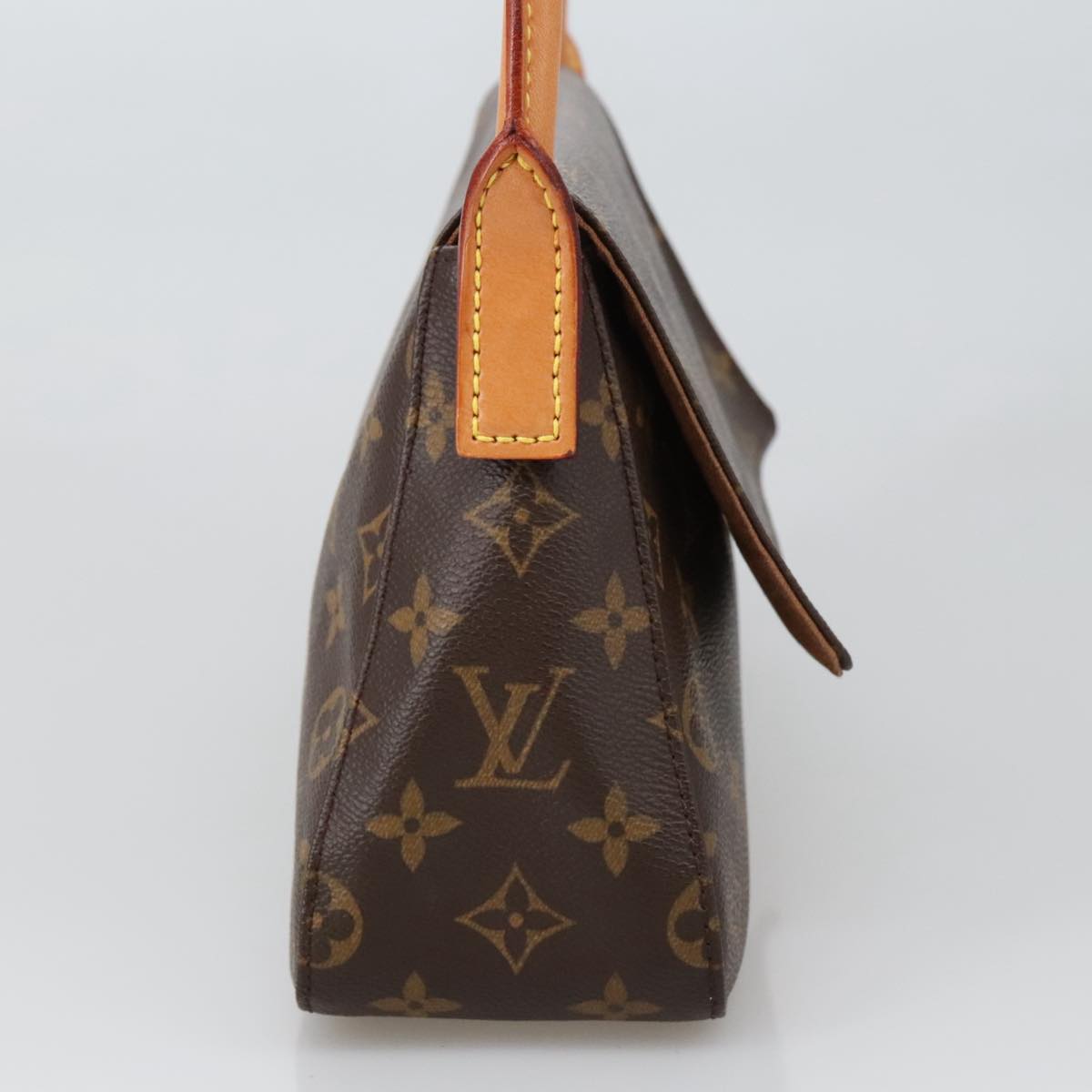 Louis Vuitton Mini Looping Brown Canvas Shoulder Bag