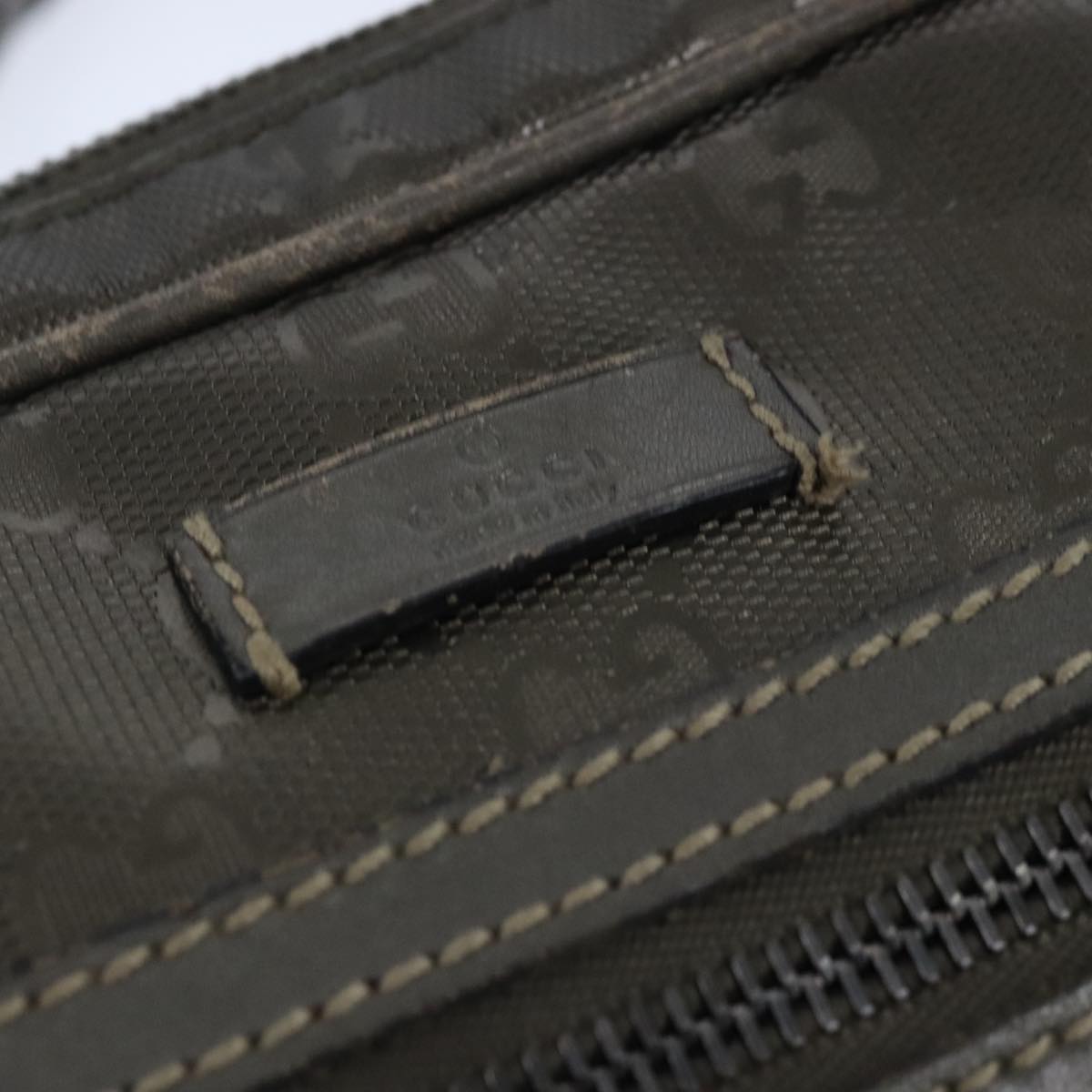 Gucci Imprime Brown Canvas Shoulder Bag