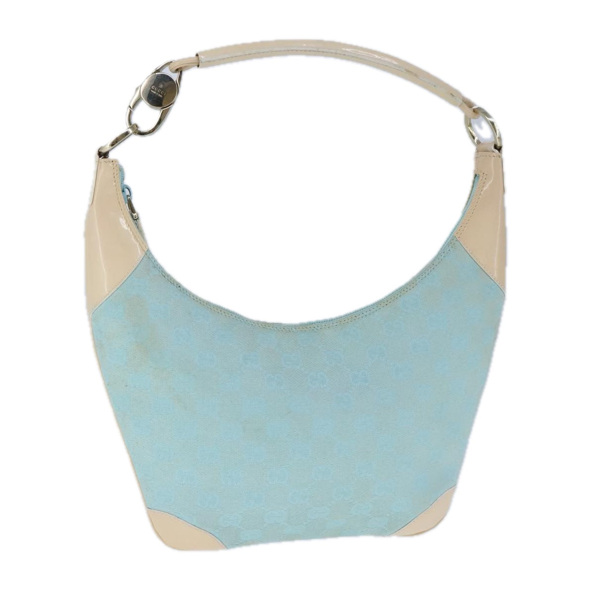 Gucci Hobo Blue Canvas Shoulder Bag ()