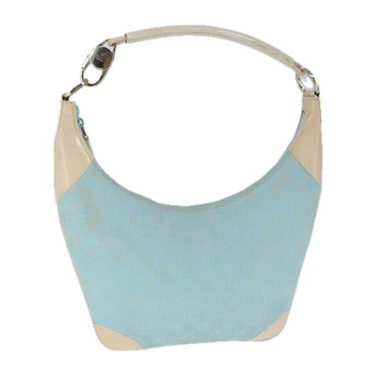 Gucci Hobo Blue Canvas Shoulder Bag ()