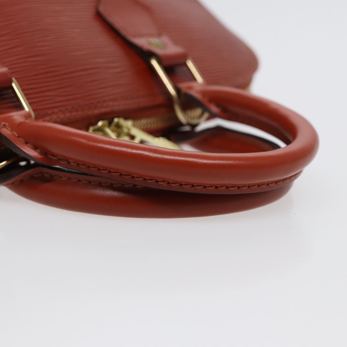 Louis Vuitton Alma Brown Leather Handbag