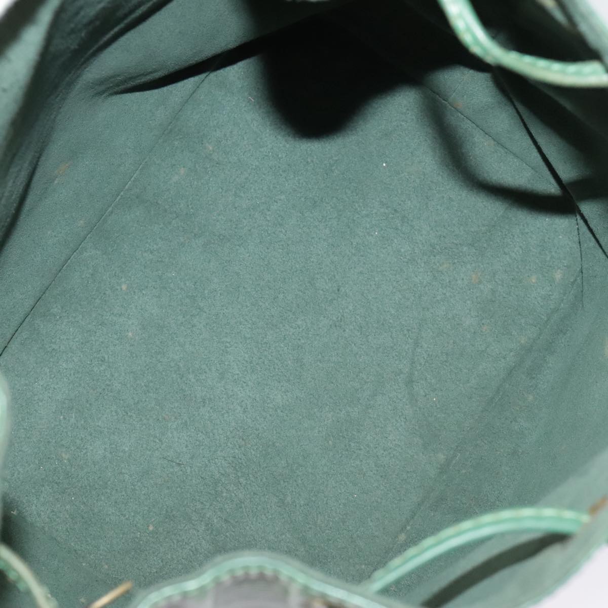 Louis Vuitton Noé Green Leather Shoulder Bag