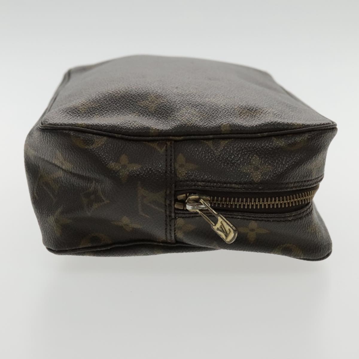 Louis Vuitton Trousse De Toilette Brown Canvas Clutch Bag
