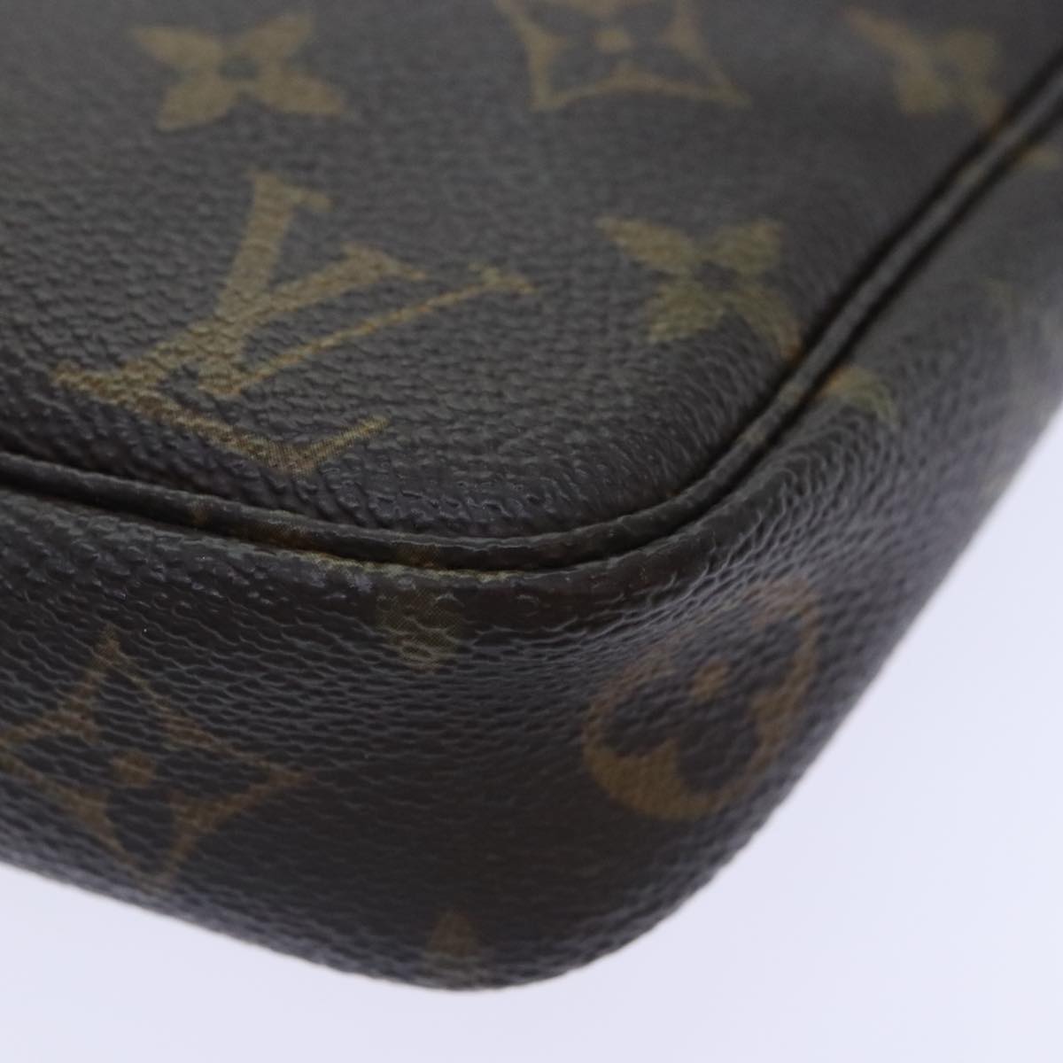 Louis Vuitton Pochette Accessoire Brown Canvas Shoulder Bag