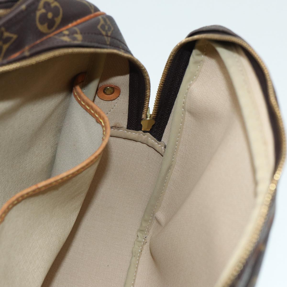 Louis Vuitton Reporter Brown Canvas Shoulder Bag
