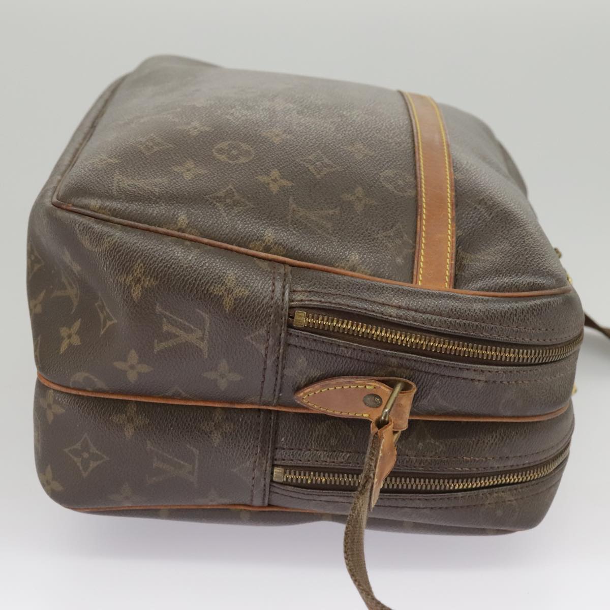 Louis Vuitton Reporter Brown Canvas Shoulder Bag