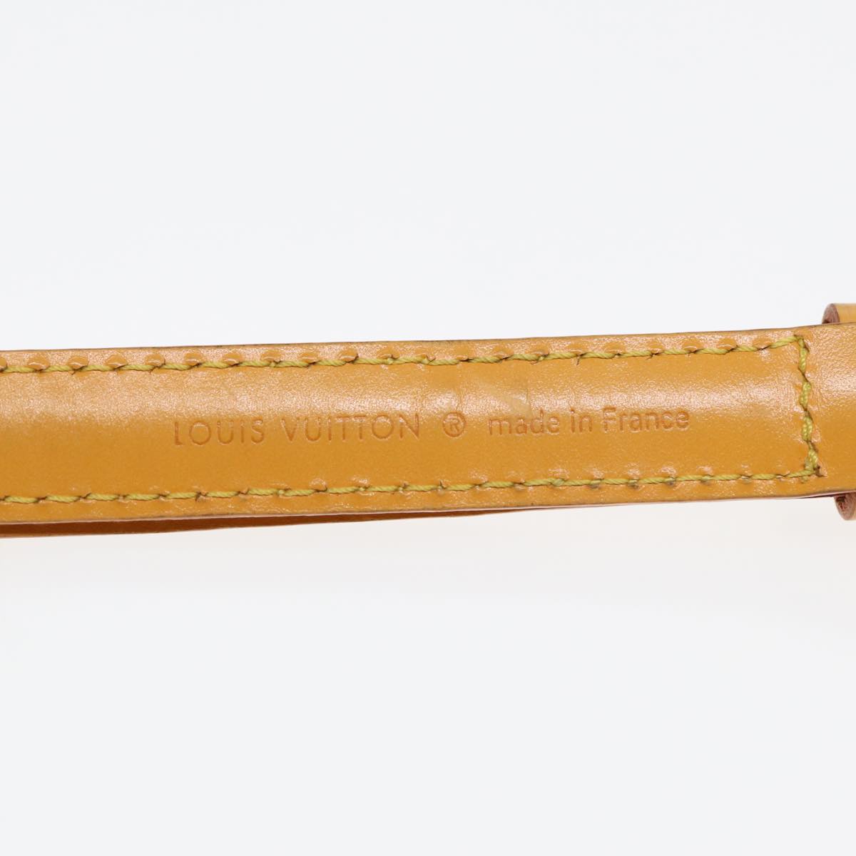 Louis Vuitton Shoulder Strap Beige Leather Bag Jewelry
