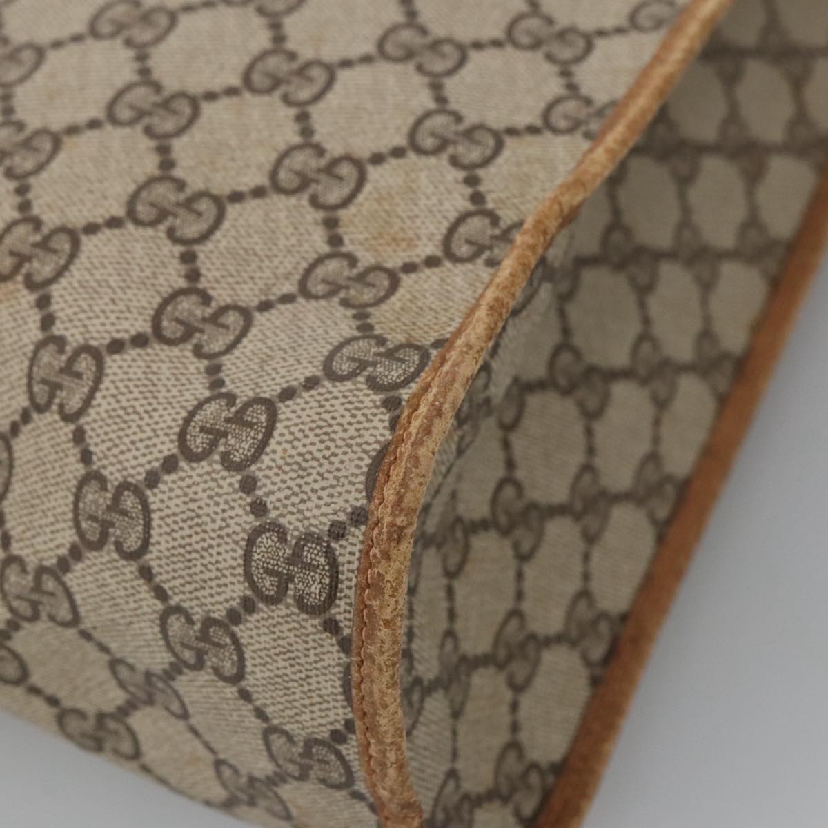 Gucci Cabas Beige Canvas Tote Bag