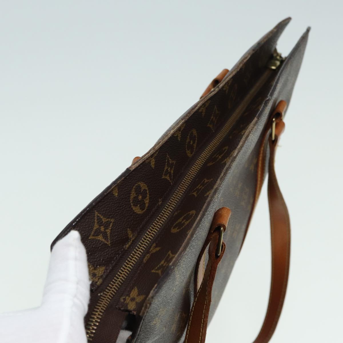 Louis Vuitton Babylone Brown Canvas Tote Bag