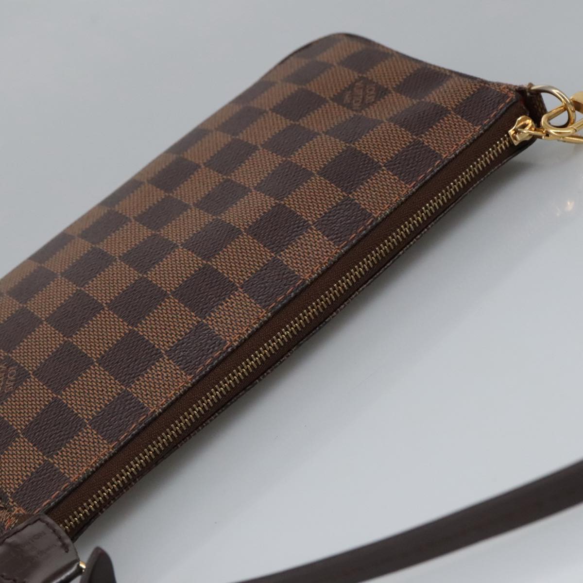 Louis Vuitton Pochette Accessoire Brown Canvas Shoulder Bag