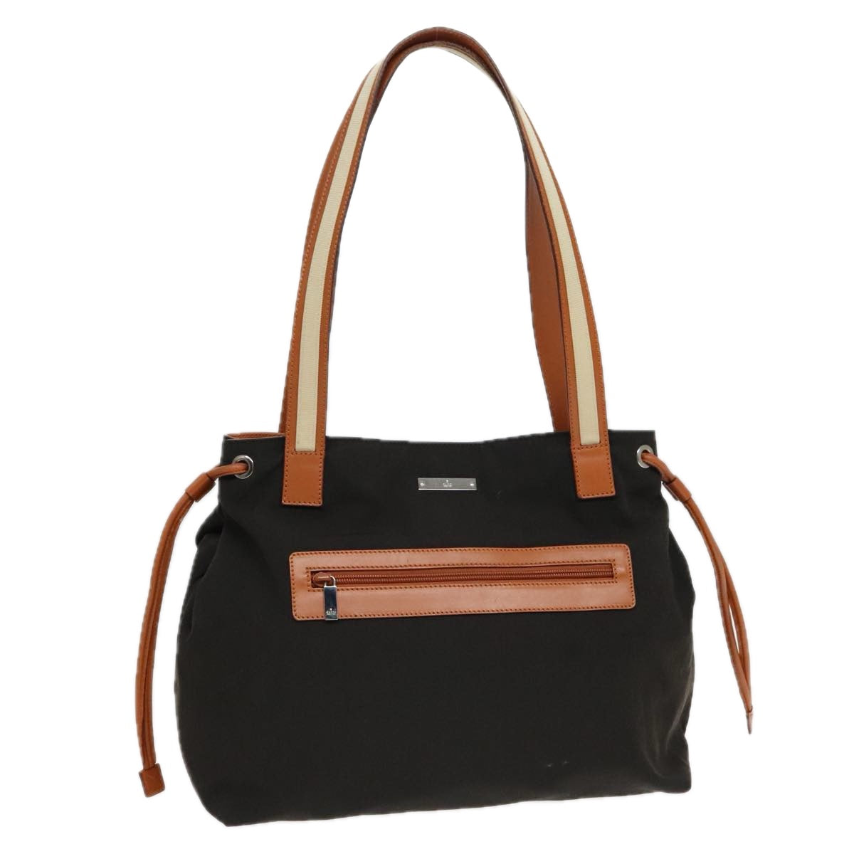 Gucci Khaki Canvas Tote Bag