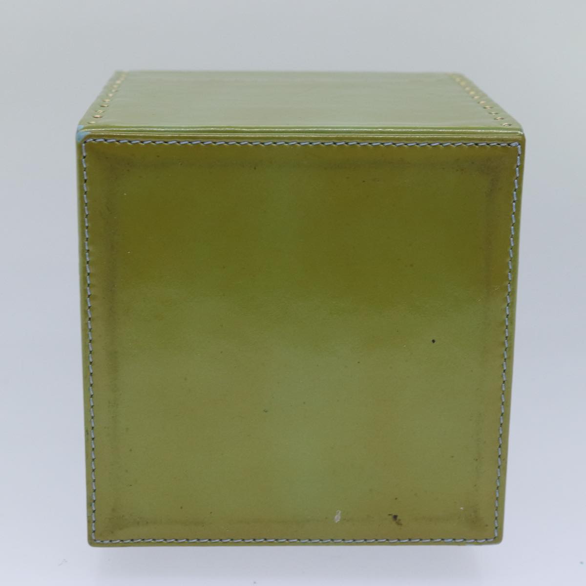 Louis Vuitton Bleecker Green Patent Leather Clutch Bag