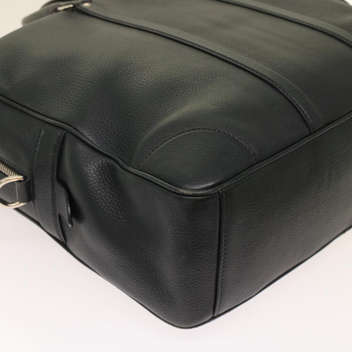 Louis Vuitton Naxos Black Leather Handbag