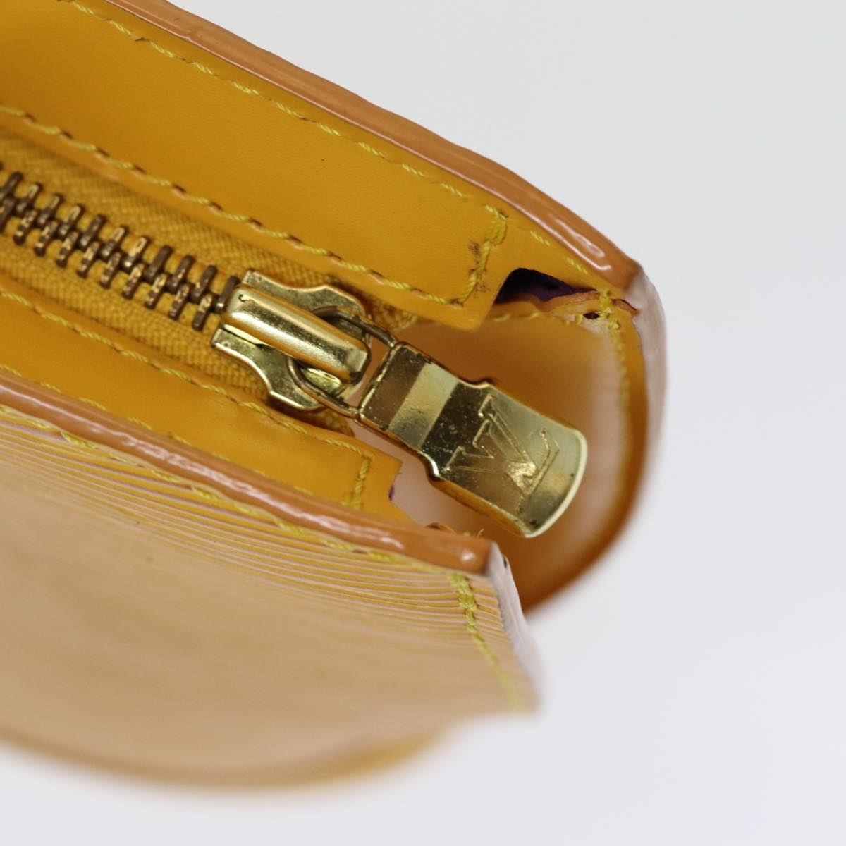 Louis Vuitton Saint Jacques Yellow Leather Handbag