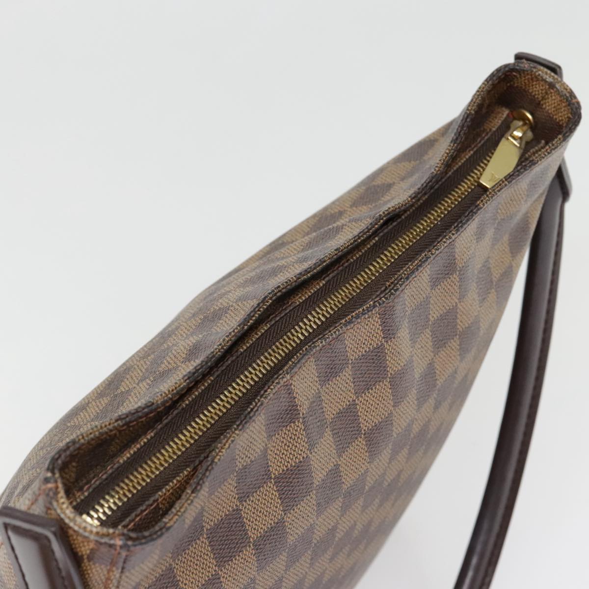 Louis Vuitton Looping Gm Brown Canvas Shoulder Bag