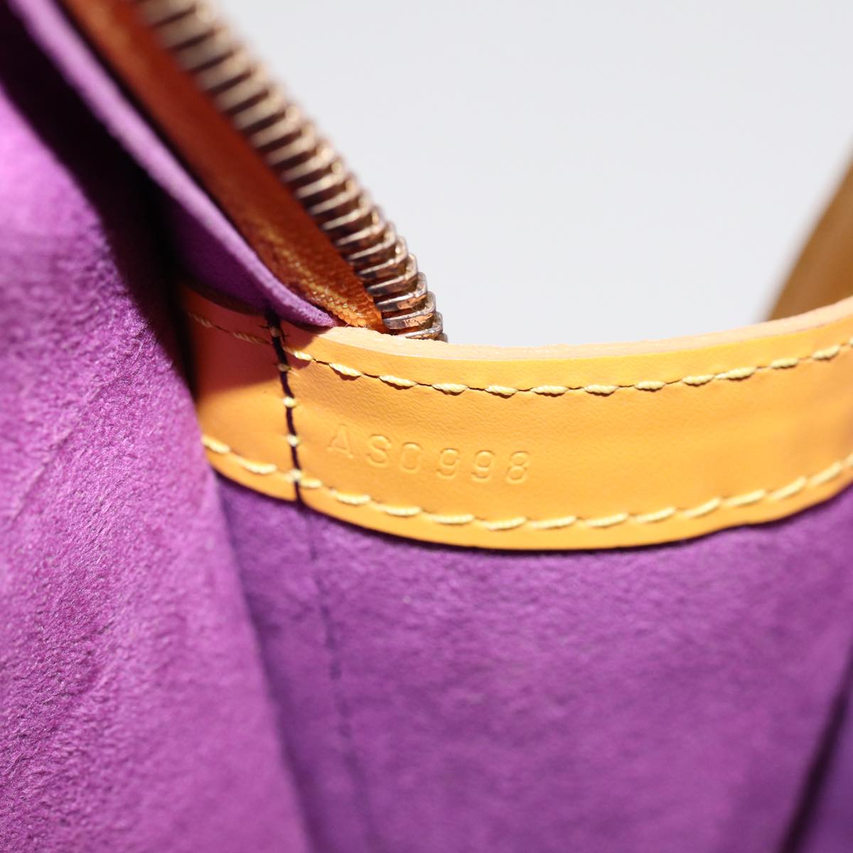 Louis Vuitton Lussac Yellow Leather Shoulder Bag