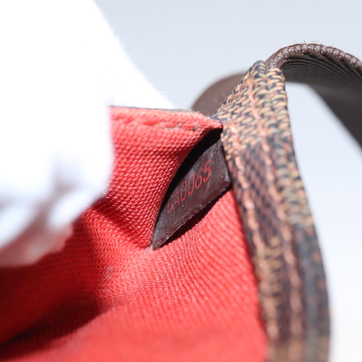 Louis Vuitton Geronimos Brown Canvas Shoulder Bag