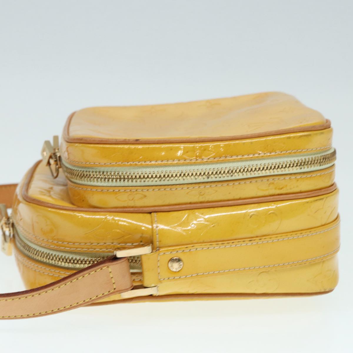 Louis Vuitton Wooster Yellow Patent Leather Shoulder Bag